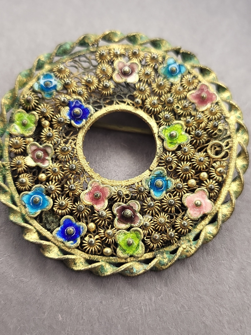Qing Dynasty Brooch